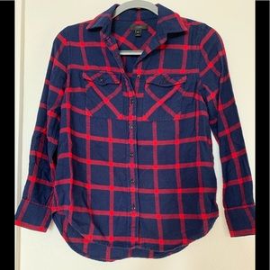 J Crew Flannel Button Down